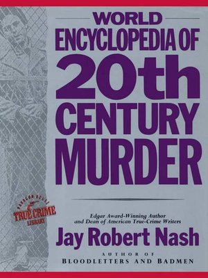 cover image of World Encyclopedia of 20th Century Murder
